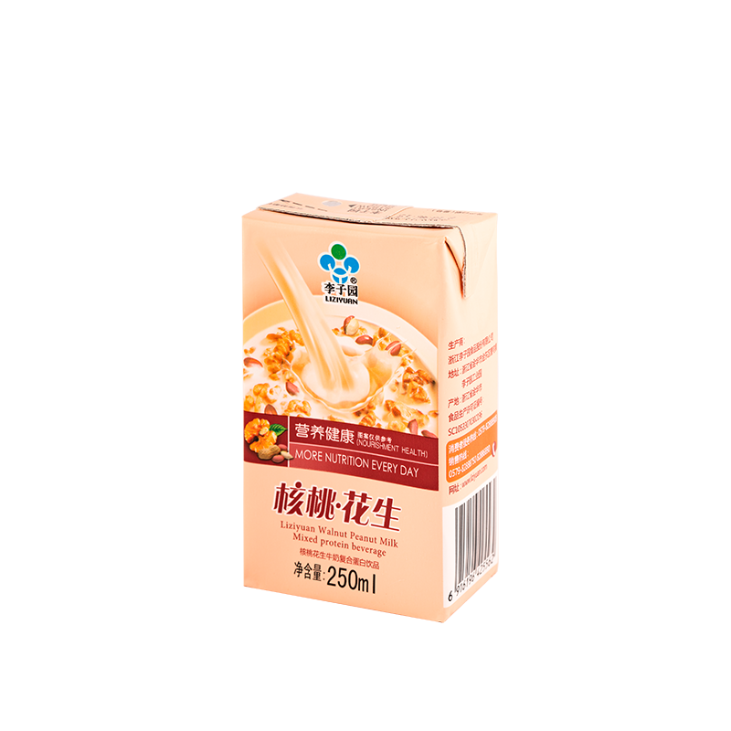 核桃花生牛奶復(fù)合蛋白飲品，單瓶?jī)艉?50ml